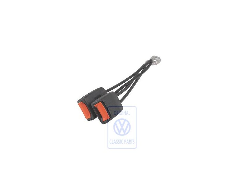 VW Original Cierre De Cinturon Doble - 155857739C