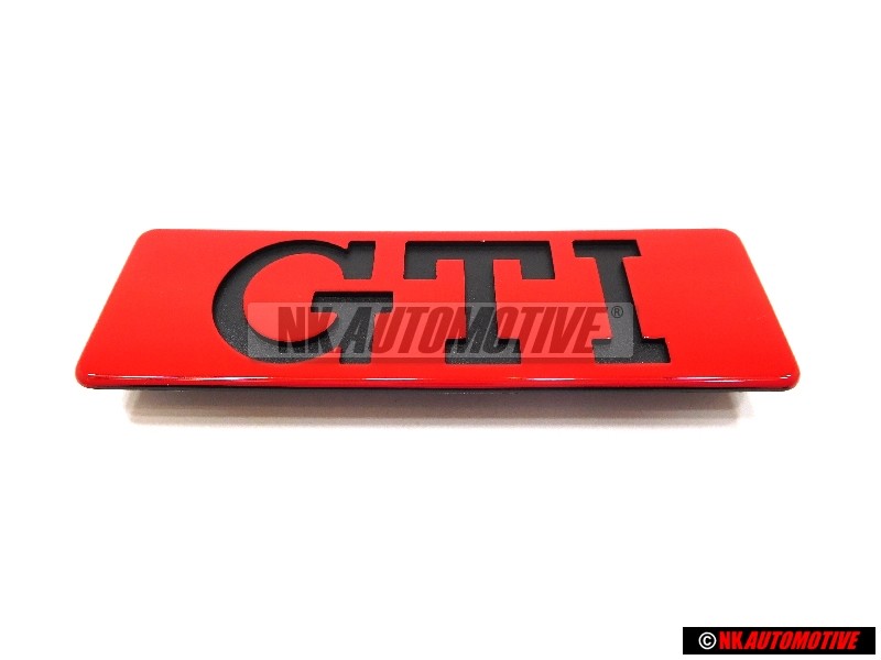 VW Original GTI Lado Rotulo Insignia Emblema Rojo - 191853714