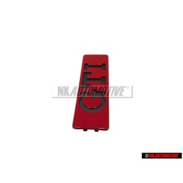 VW Original GTI Lado Rotulo Insignia Emblema Rojo - 191853714