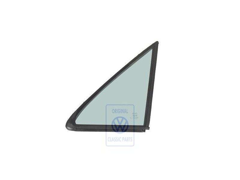 VW Original Cristal De Puerta Fijo Con Junta - 191845241E