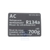 VW Original Adhesivo P.Acondicionador Aire - 1C0010252K