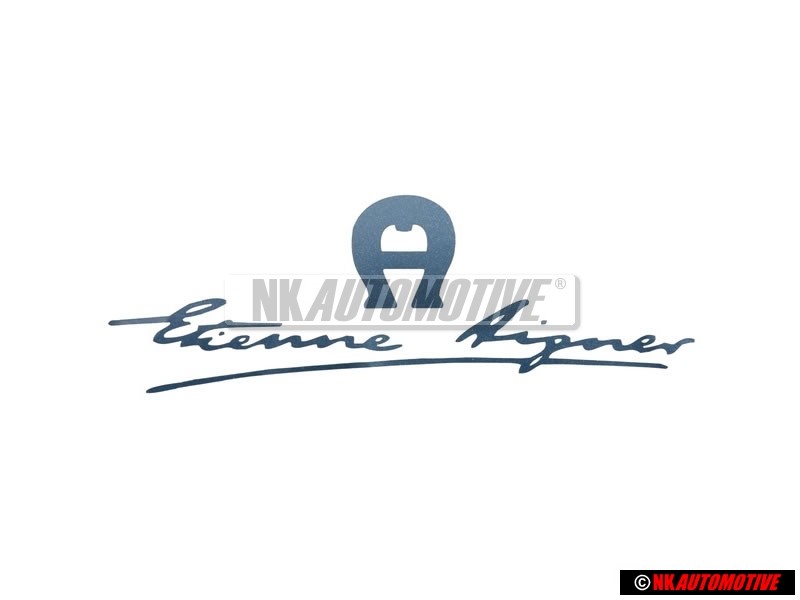 VW Classic Parts Rotulo Autoadhesivo Azul Metalizado - 155853687G F26