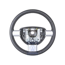VW Original Volante Direccion (Cuero) Negro - 1C0419091CEE74