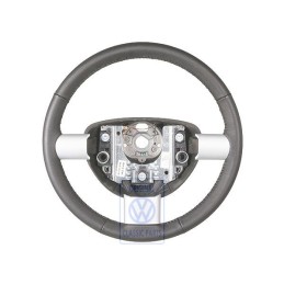 VW Original Volante Direccion (Cuero) Negro - 1C0419091DC6A6