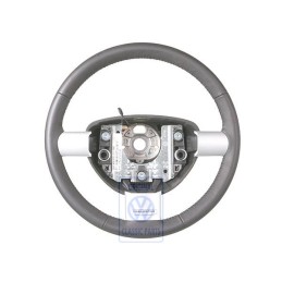 VW Original Volante Direccion (Cuero) Negro Satinado - 1C0419091DPOBC