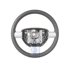 VW Original Volante Direccion (Cuero) Negro - 1C0419091DQE74