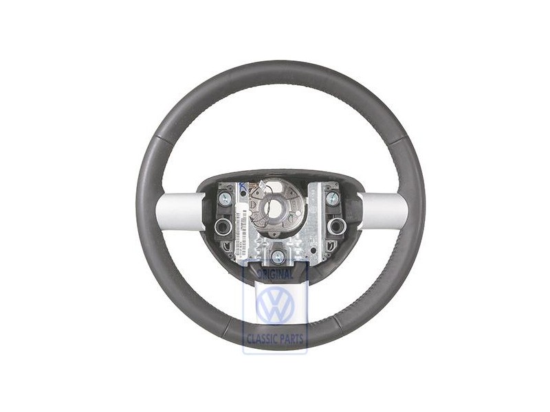 VW Original Volante Direccion (Cuero) Negro - 1C0419091DQE74