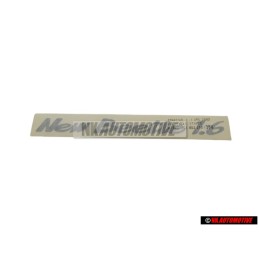 VW Original Rotulo Plata - 1C0853313 3BU