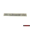 VW Original Rotulo Plata - 1C0853313 3BU
