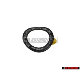VW Original Adhesivo Unleaded Fuel Only - 155010001C