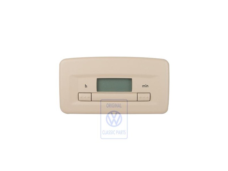 VW Original Reloj Digital Beige Crema - 1C0919203 3PT