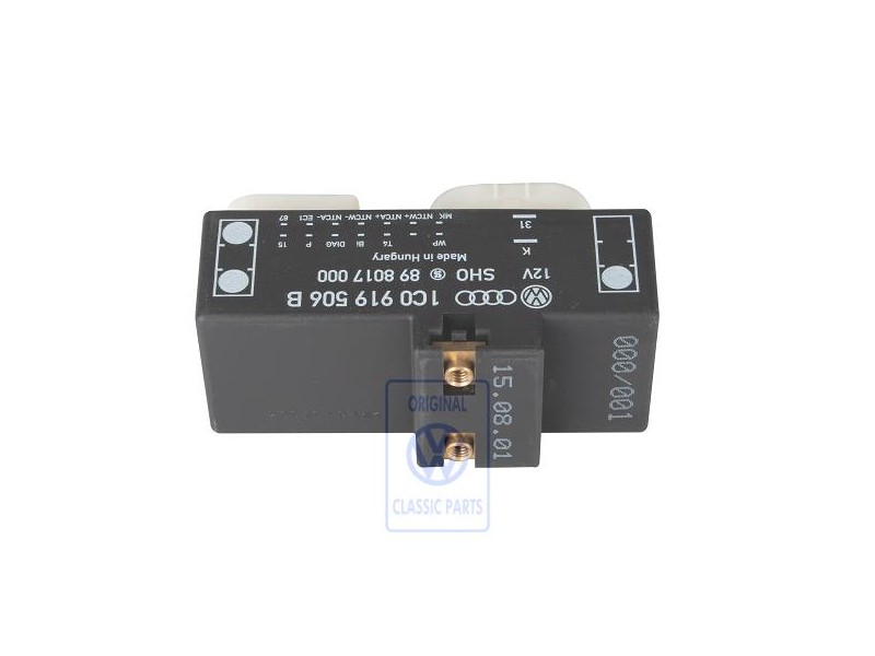 VW Original Unidad De Control Para Ventilador Del Radiador - 1C0919506B