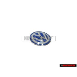 VW Original Clave Simbolo Emblema Azul Blanco - 3B0837891