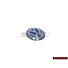 VW Original Clave Simbolo Emblema Azul Blanco - 3B0837891