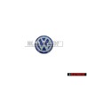 VW Original Clave Simbolo Emblema Azul Blanco - 3B0837891