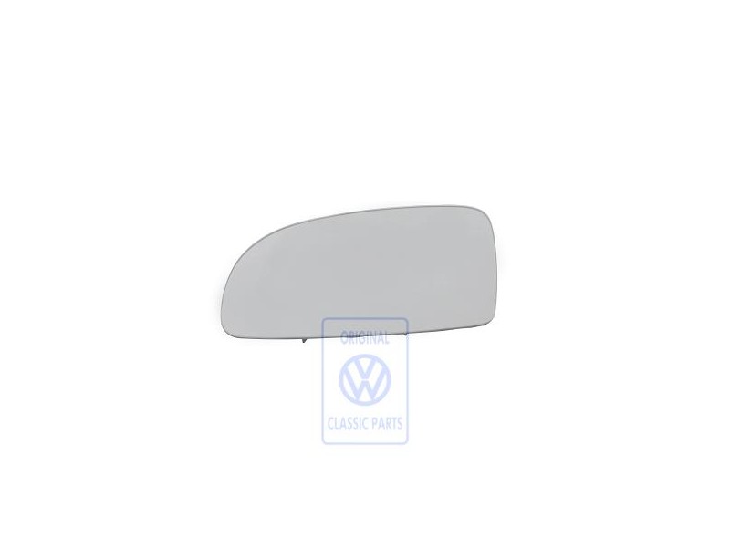 VW Original Cristal Espejo (Plano) Con Placa Soporte - 1C1857521E