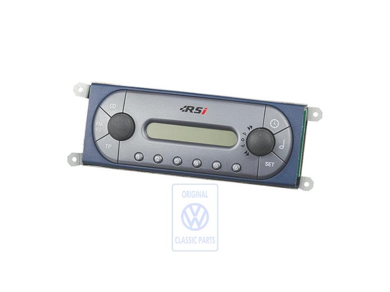 VW Original Panel Mando Autoradio, Desmontable - 1C9057623