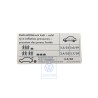 VW Original Adhesivo P. Presion Neumaticos - 1E0010076N