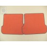 VW Original 1 Juego Alfombrillas (Textil) Rojo - 1E0061226E GKS