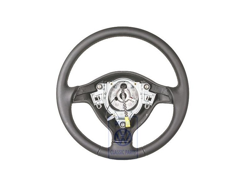 VW Original Volante Direccion (Cuero) Negro - 1E0419091E E74