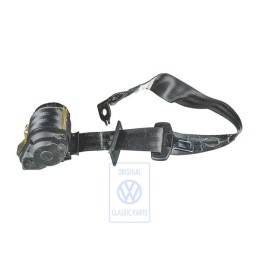 VW Original Cinturon Segur. Tres Puntos Negro Satinado - 1E0857805A B41