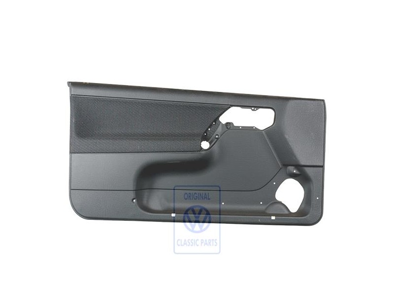 VW Original Revestimiento Puerta (Tela) Negro - 1E0867011D BFY