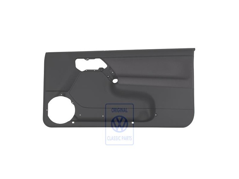 VW Original Revestimiento Puerta (Tela) Negro/Antracita - 1E0867012ANHFS