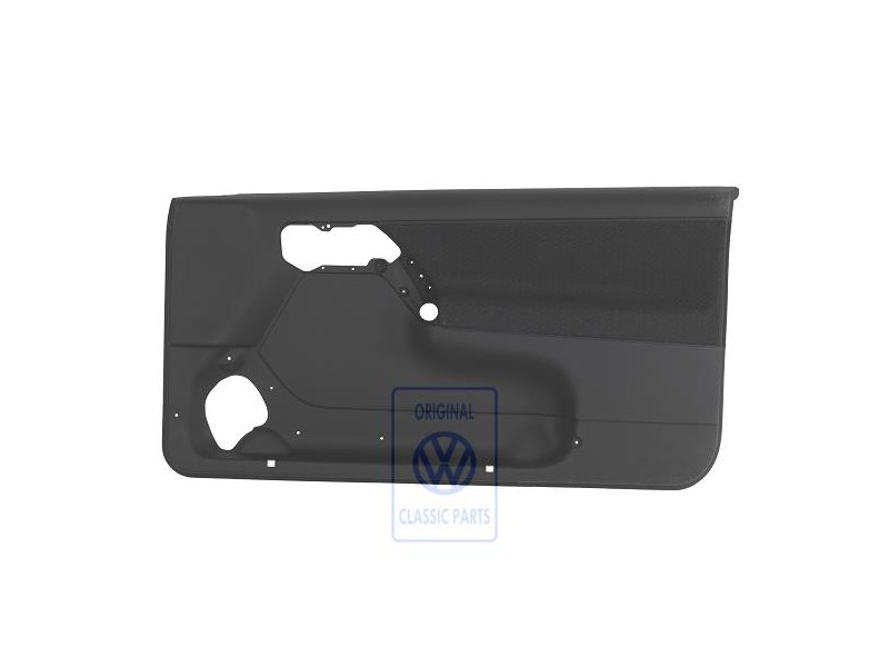 VW Original Revestimiento Puerta (Tela) Negro - 1E0867012D BFY