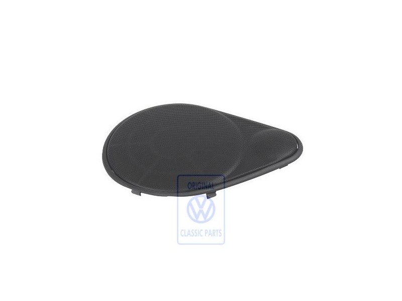 VW Original Recubrimiento Altavoz Negro - 1E0867149A 01C