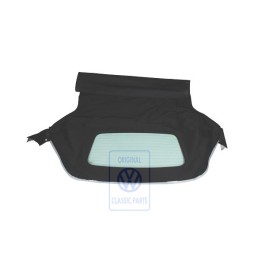 VW Original Forro De Capota Tela Con Luneta Trasera Negro - 1E0871035K C90