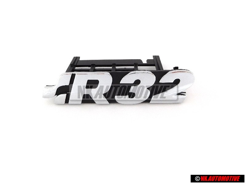 VW Original R32 Frente Rotulo Insignia Emblema Cromo - 1J6853679D