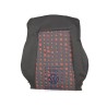 VW Original Tapizado Respaldo (Tejido) Negro/Naranja Tropic - 1E0881805ALGUT