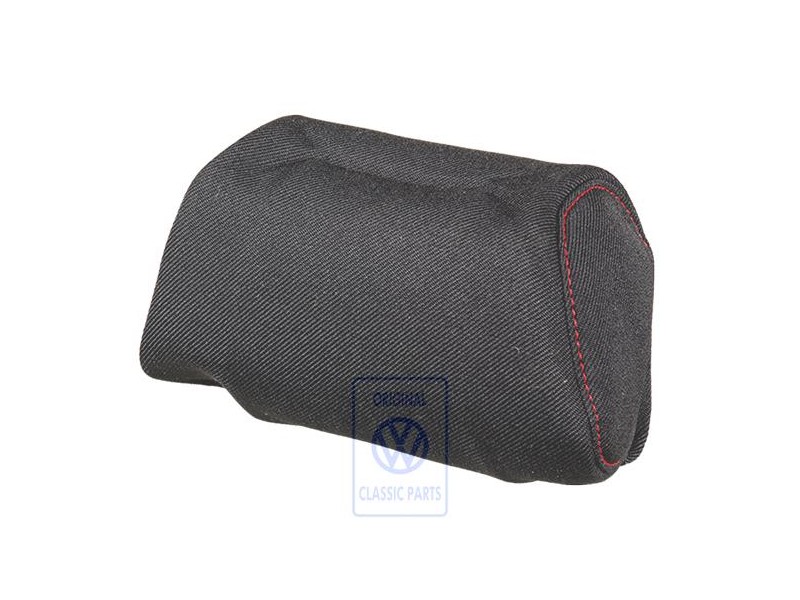 VW Original Tapizado P.Apoyacabez.(Tejido) Negro/Rojo - 1E0881921G GUG