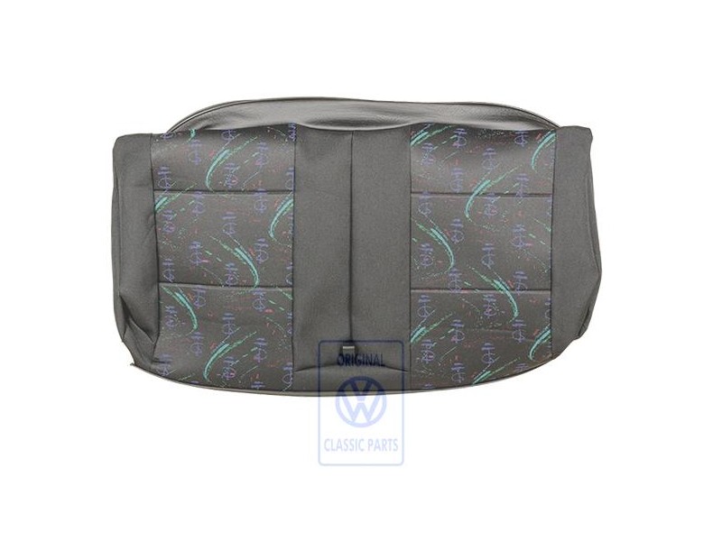 VW Original Tapizado Respaldo (Tejido/Cuero Sintetico) Negro - 1E0885805D DXM