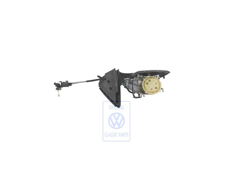 VW Original Caja De Espejo Exterior Negro Satinado - 1E2857507B 01C