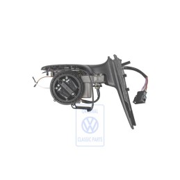 VW Original Caja De Espejo Exterior Negro Satinado - 1E2857508F 01C