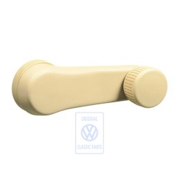 VW Original Manivela Ventanilla Beige Crema - 1H0837581D 3PT