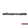 VW Original CORRADO Trasero Rotulo Insignia Emblema Negro - 535853687