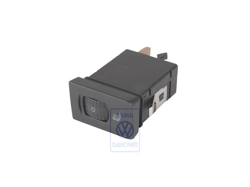 VW Original Conmutador P. Calefac. Asiento Negro Satinado - 1J0963564H 01C