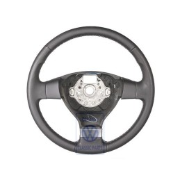 VW Original Volante Direccion (Cuero) Gris Luminoso - 1K0419091EQYRB