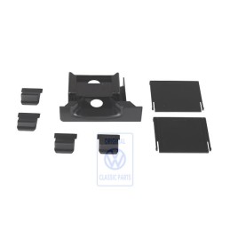 VW Original 1 Juego Piezas Adaptadoras Negro Satinado - 1K0868003D 9B9