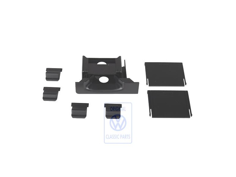 VW Original 1 Juego Piezas Adaptadoras Negro Satinado - 1K0868003D 9B9