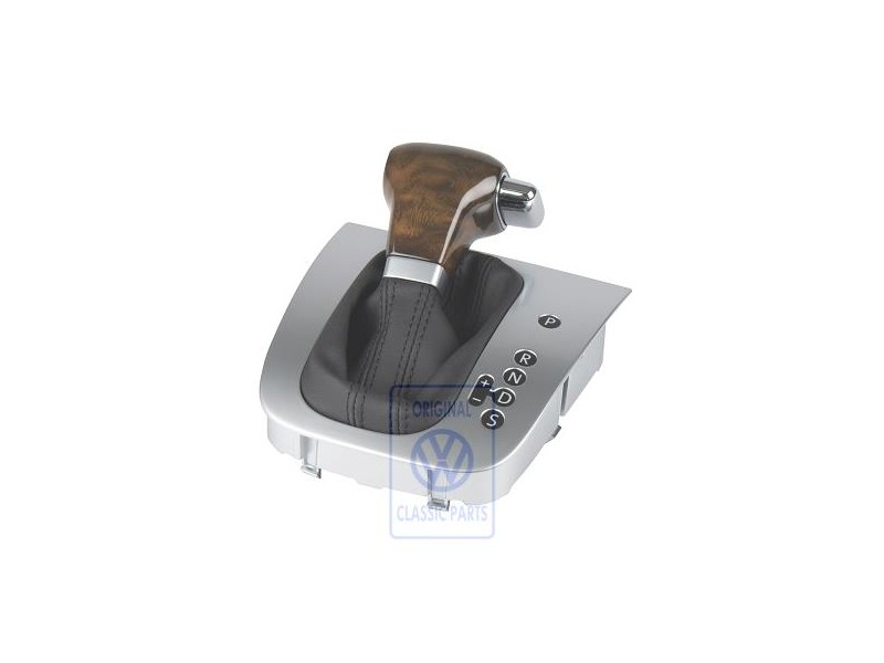 VW Original Cubierta Negro Satinado/Cromo Brillante - 1K2713203ADTMW