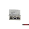 VW Original EOS Trasero Rotulo Insignia Emblema Cromo - 1Q0853687 739