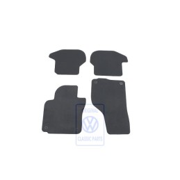 VW Original 1 Juego Alfombrillas Negro - 1Q1863011C WGK