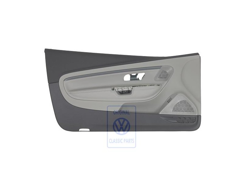 VW Original Panel Puerta Cuero Sintetico Negro Titanio/Moonrock - 1Q1867021M UGT