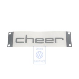 VW Original Rotulo Autoadhesivo Plata/Negro - 1S0853433D 4M1