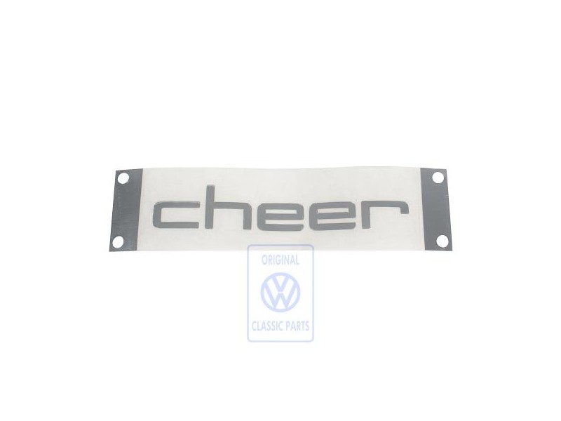 VW Original Rotulo Autoadhesivo Plata/Negro - 1S0853433D 4M1