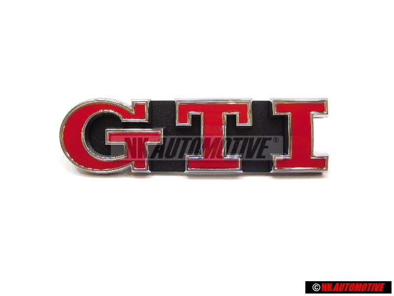 VW Original GTI Frente Rotulo Insignia Emblema Rojo - 5G0853675AFJZQ
