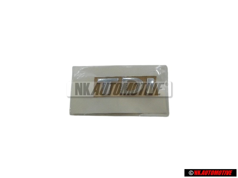 VW Original TDI Trasero Rotulo Insignia Emblema Cromo - 1T0853675AC739